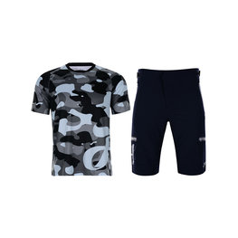 HOLOKOLO Maillot y pantalón MTB - HIDE N SEEK MTB - gris/negro